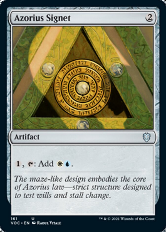 Azorius Signet (VOC-161) - Crimson Vow Commander