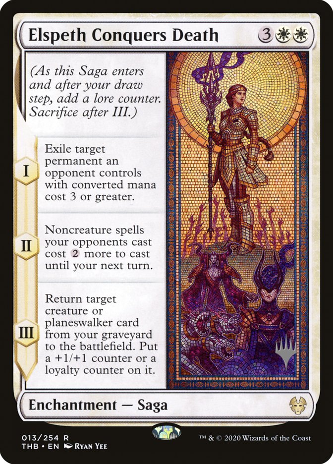 Elspeth Conquers Death (PPTHB-013) - Theros Beyond Death Promos