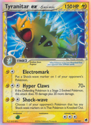 Tyranitar ex (Delta Species)/101 - Dragon Frontiers Holofoil