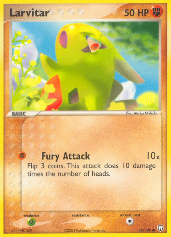 Larvitar - 062/109 62/109 - Team Rocket Returns