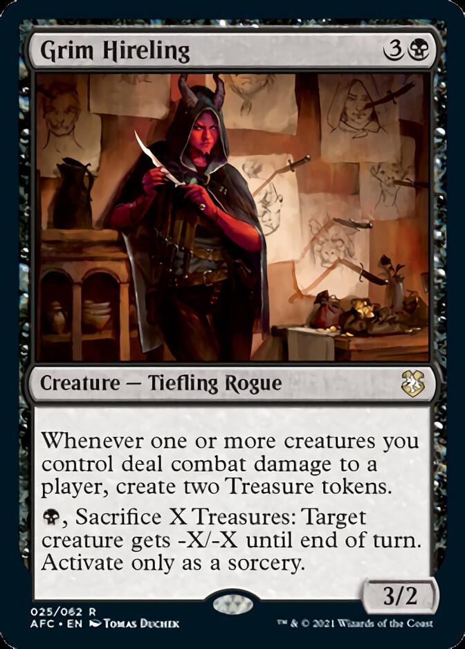 Grim Hireling (AFC-025) - Forgotten Realms Commander