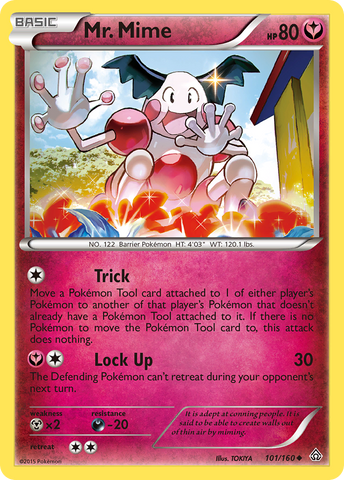 Mr. Mime 101/160 - XY  Primal Clash