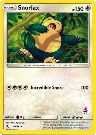 Snorlax - 50/68 (Mewtwo Stamped) 50 - Battle Academy
