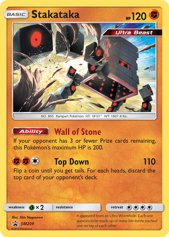 Stakataka - SM209 SM209/248 - SM Promos Holofoil
