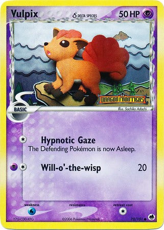 Vulpix (Delta Species) 70/101 - Dragon Frontiers Reverse Holofoil