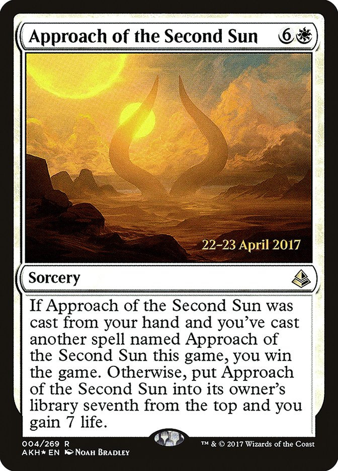 Approach of the Second Sun (PRE-004) - Amonkhet Promos Foil