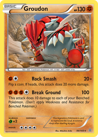 Groudon 84/160 - XY  Primal Clash