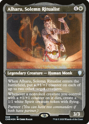 Alharu, Solemn Ritualist (Foil Etched) (CMR-548) - Commander Legends Foil