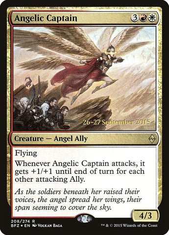 Angelic Captain (PRE-208) - Battle for Zendikar Promos Foil