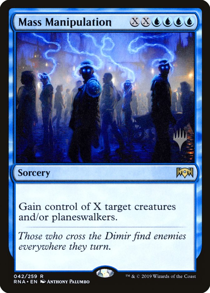 Mass Manipulation (PPTHB-042) - Ravnica Allegiance Promos