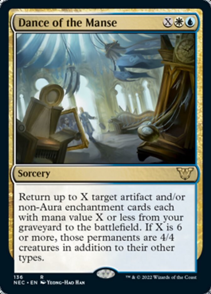 Dance of the Manse (NEC-136) - Neon Dynasty Commander