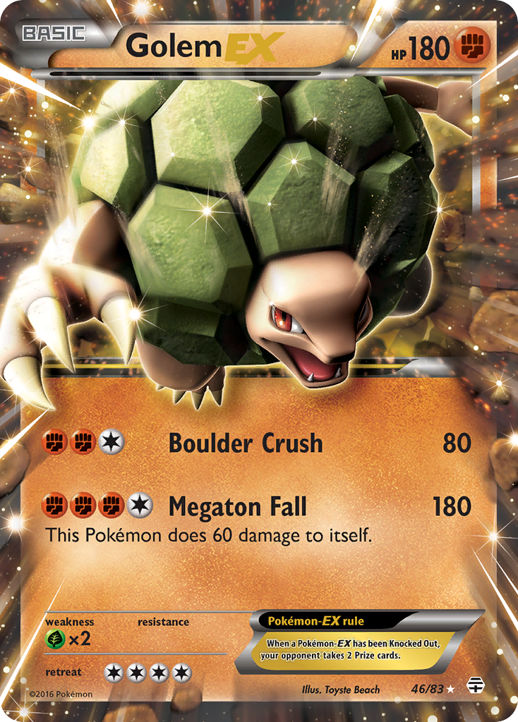 Golem EX 46/83 - Generations Holofoil
