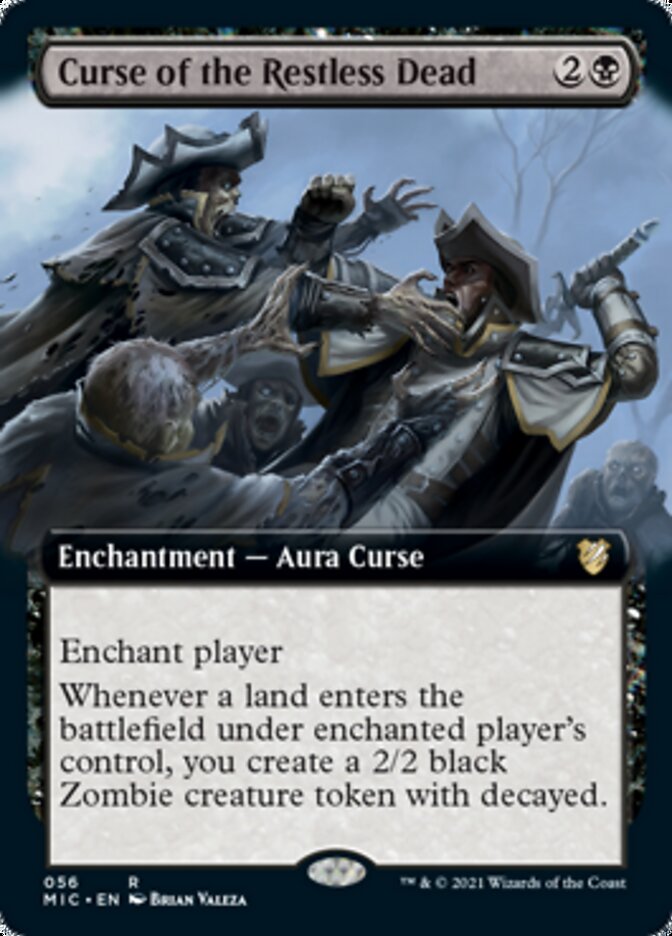 Curse of the Restless Dead (Extended Art) (MIC-056) - Midnight Hunt Commander: (Extended Art)