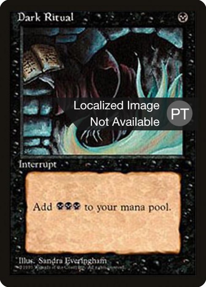 Dark Ritual (4BB-013) - Fourth Edition Foreign Black Border