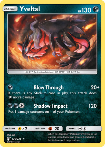 Yveltal 139/236 - SM  Unified Minds Holofoil