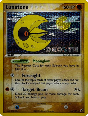 Lunatone/107 - Deoxys Reverse Holofoil