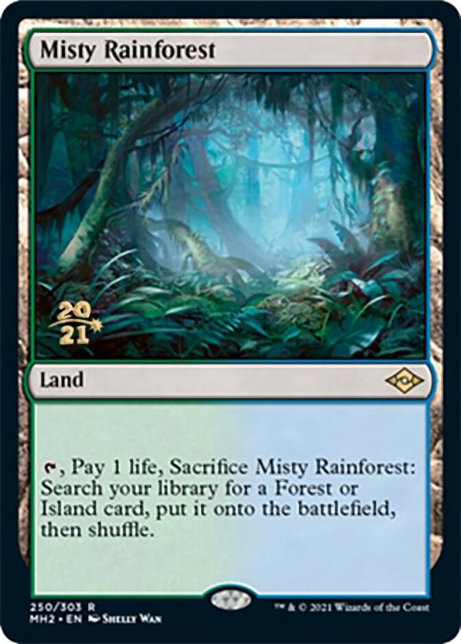 Misty Rainforest (PRE-250) - Modern Horizons 2 Promos Foil