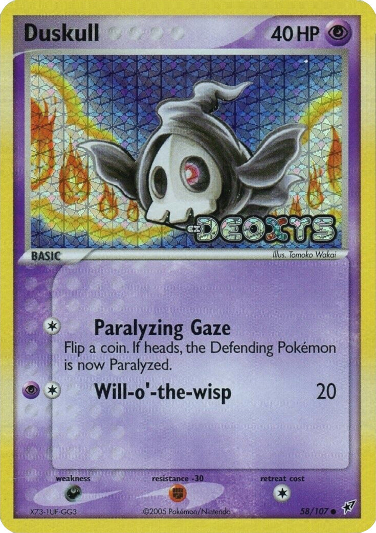 Duskull/107 - Deoxys Reverse Holofoil