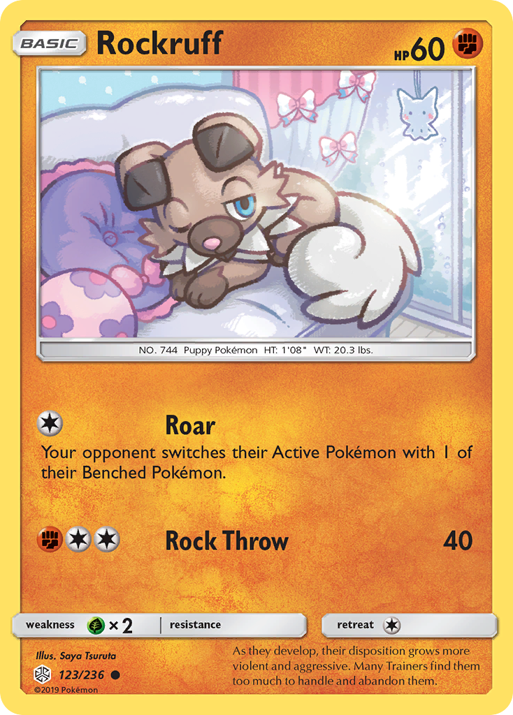 Rockruff 123/236 - SM  Cosmic Eclipse