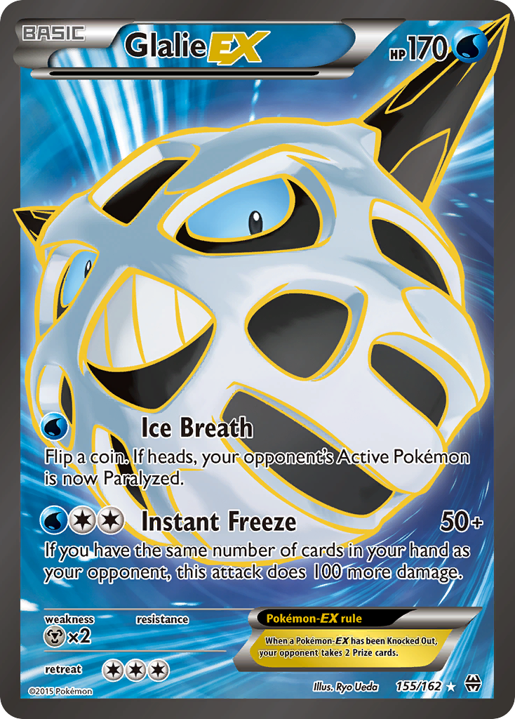 Glalie EX (Full Art) 155/162 - XY  BREAKthrough Holofoil