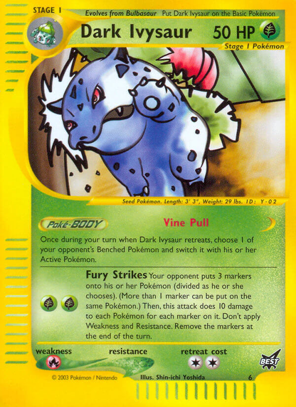 Dark Ivysaur - 6/9 - Best of Promos