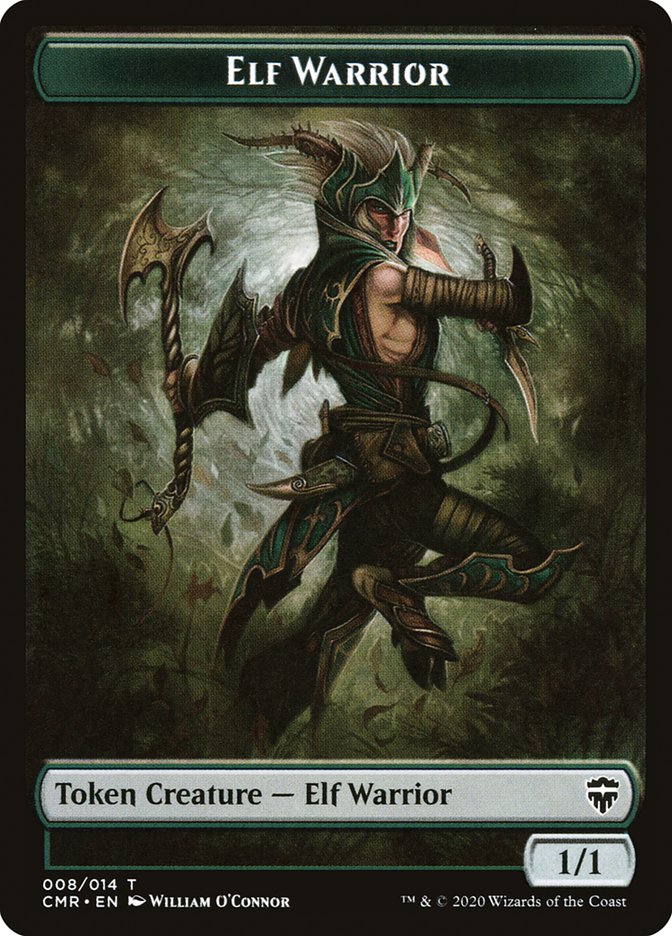 Elf Warrior Token (CMR-008) - Commander Legends Tokens