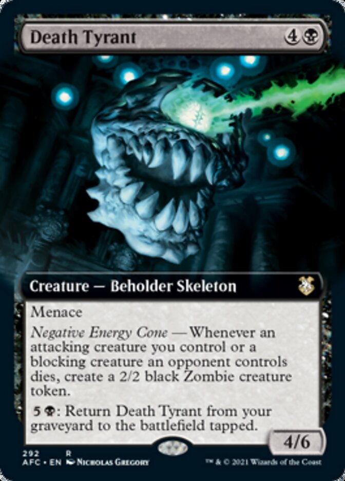 Death Tyrant (Extended Art) (AFC-292) - Forgotten Realms Commander: (Extended Art)