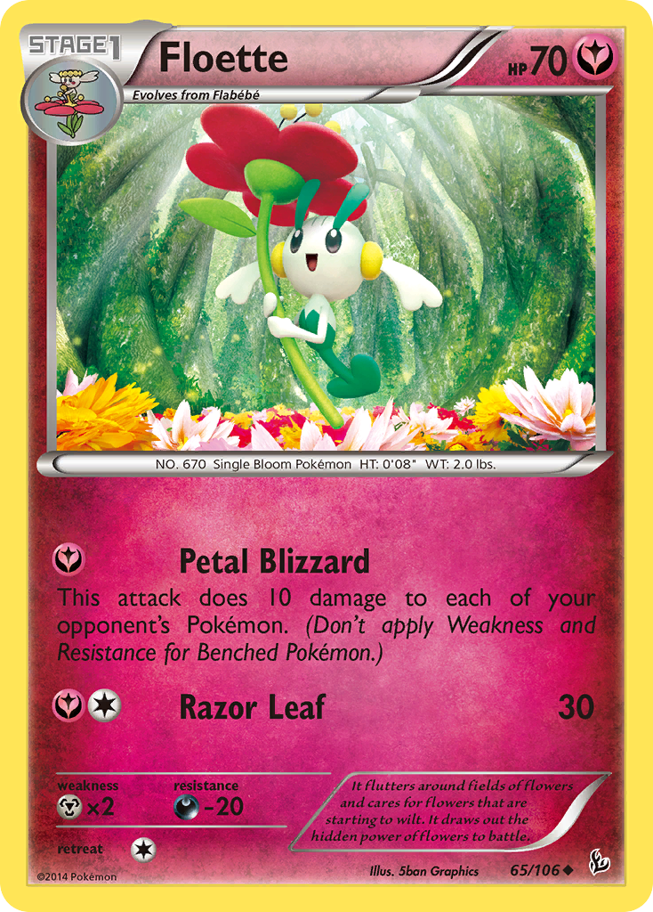 Floette (65) 65/106 - XY  Flashfire