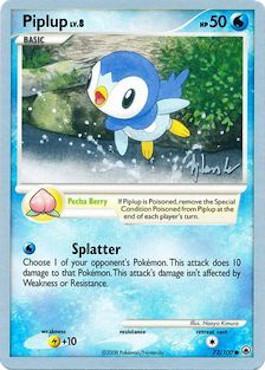 Piplup (72) - 2008 (Dylan Lefavour) 72 - World Championship Decks