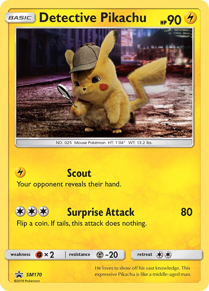 Detective Pikachu - SM170/248 - SM Promos Holofoil