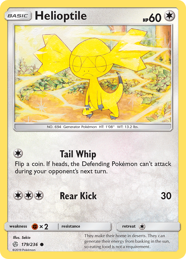 Helioptile 179/236 - SM  Cosmic Eclipse