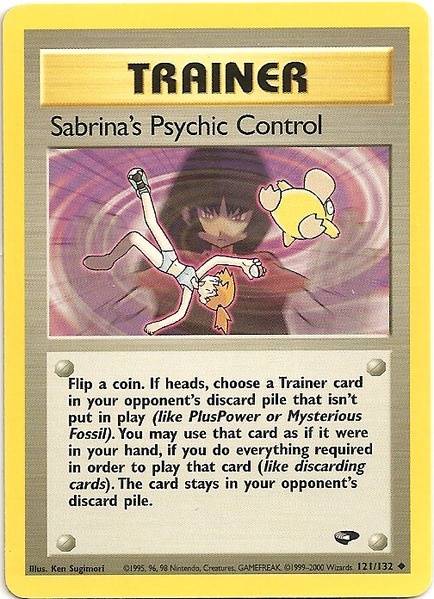 Sabrina's Psychic Control 121/132 - Gym Challenge Unlimited