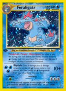 Feraligatr (5)/111 - Neo Genesis 1st Edition Holofoil