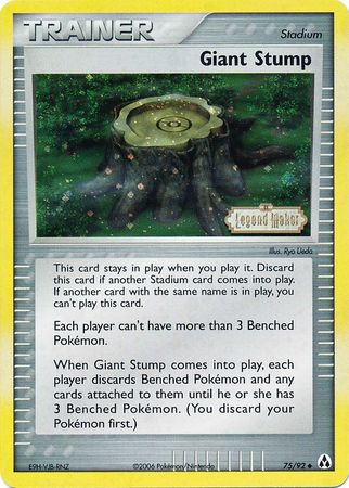 Giant Stump/92 - Legend Maker Reverse Holofoil