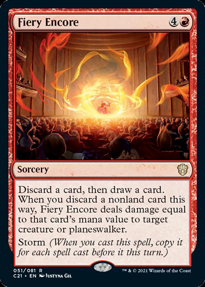 Fiery Encore (C21-051) - Commander 2021