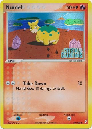 Numel 59/100 - Crystal Guardians Reverse Holofoil
