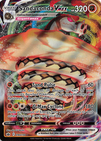 Sandaconda VMAX 90/198 - SWSH06 Chilling Reign Holofoil