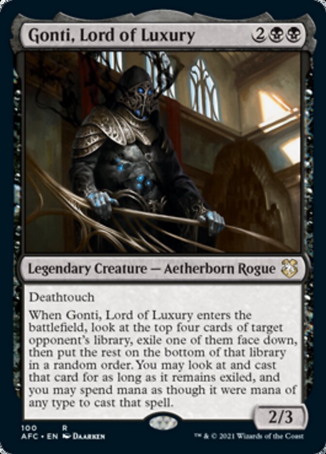 Gonti, Lord of Luxury (AFC-100) - Forgotten Realms Commander