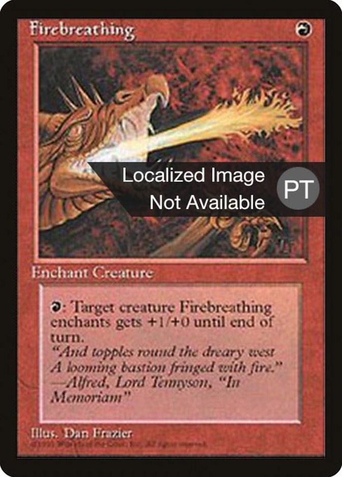 Firebreathing (4BB-) - Fourth Edition Foreign Black Border