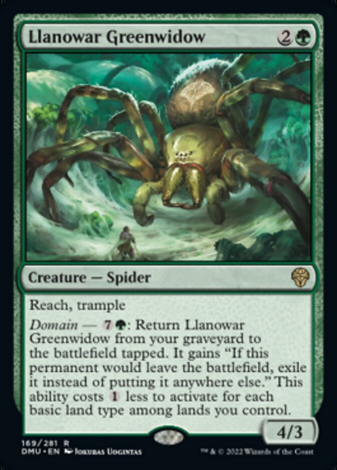 Llanowar Greenwidow (DMU-169) - Dominaria United