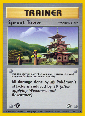 Sprout Tower 97/111 - Neo Genesis 1st Edition
