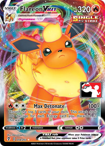 Flareon VMAX - Prize Pack Series Cards Holofoil