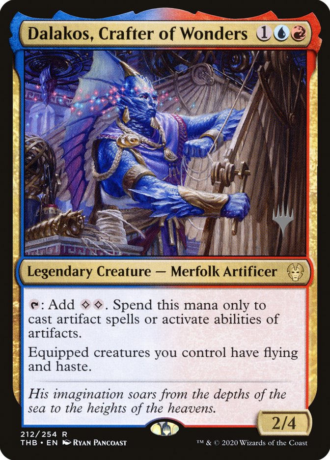 Dalakos, Crafter of Wonders (PPTHB-212) - Theros Beyond Death Promos