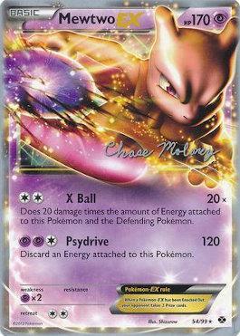 Mewtwo EX - 2012 (Chase Moloney) 54 - World Championship Decks