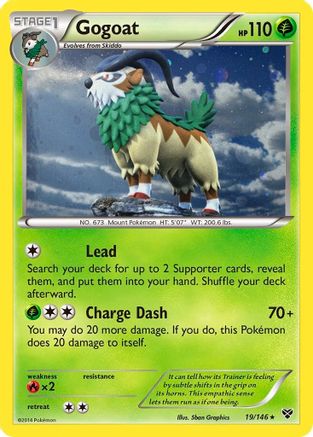 Gogoat - 19/146 (Cosmos Holo) - Blister Exclusives Holofoil