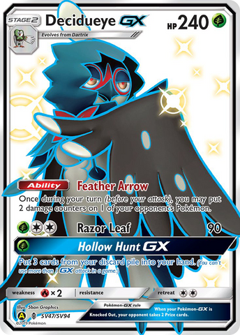 Decidueye GX SV47/94 - Hidden Fates Shiny Vault Holofoil