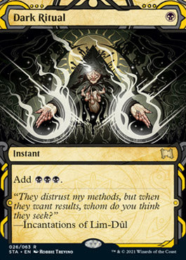 Dark Ritual (STA-026) - Strixhaven Mystical Archive: (Showcase) (Borderless)