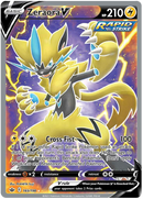 Zeraora V (Full Art) 165/198 - SWSH06 Chilling Reign Holofoil