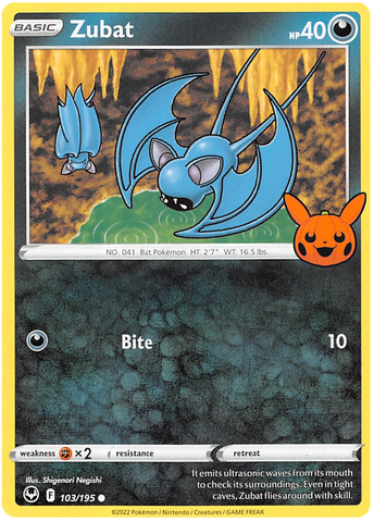 Zubat 103 - Trick or Trade BOOster Bundle 2023