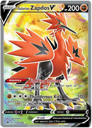 Galarian Zapdos V (Full Art) 173/198 - SWSH06 Chilling Reign Holofoil